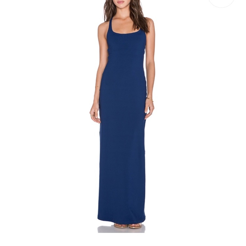 NWOT Susana Monaco Racerback Maxi Black XS